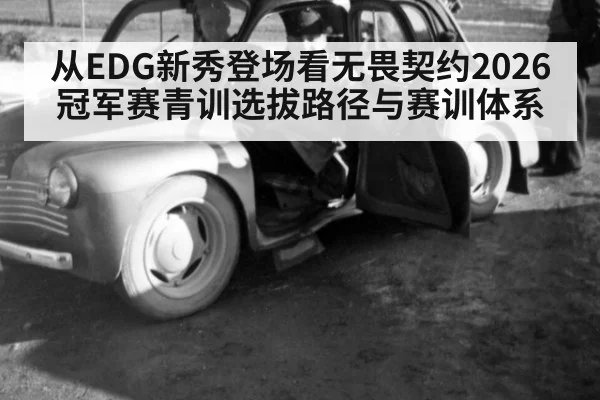 从EDG新秀登场看无畏契约2026冠军赛青训选拔路径与赛训体系